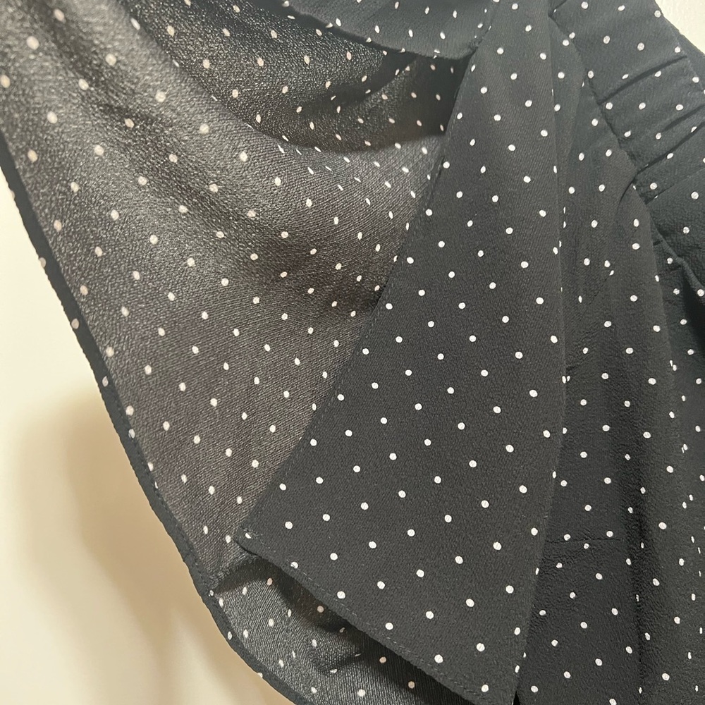 New City Chic Black Polka Dot Jumpsuit Is Potty Sz S/16 Black NWT. - Picture 4 of 8